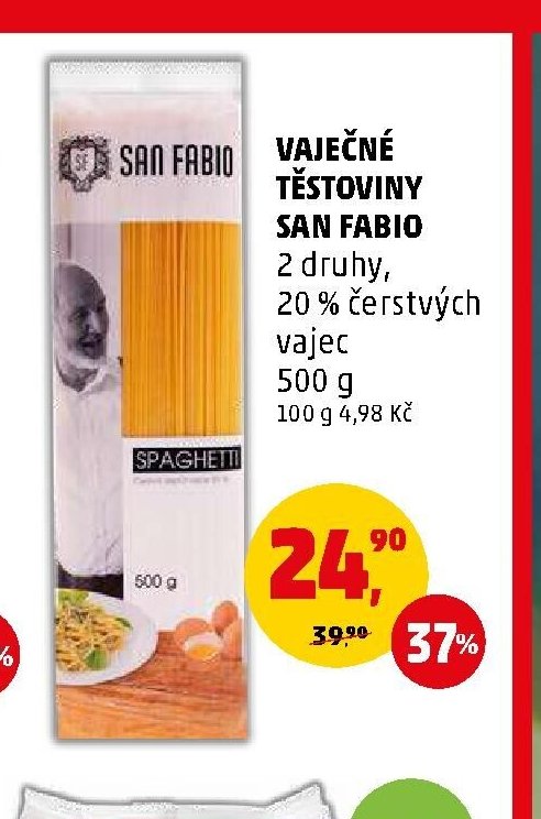 Vaječné těstoviny San Fabio