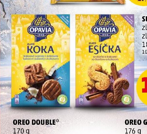 Sušenky Opavia (Koka, Esíčka)