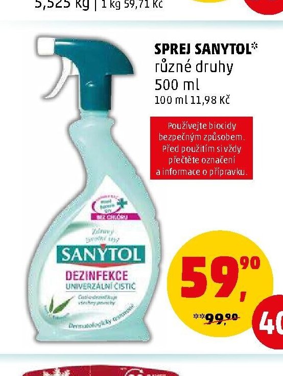 SPREJ SANYTOL