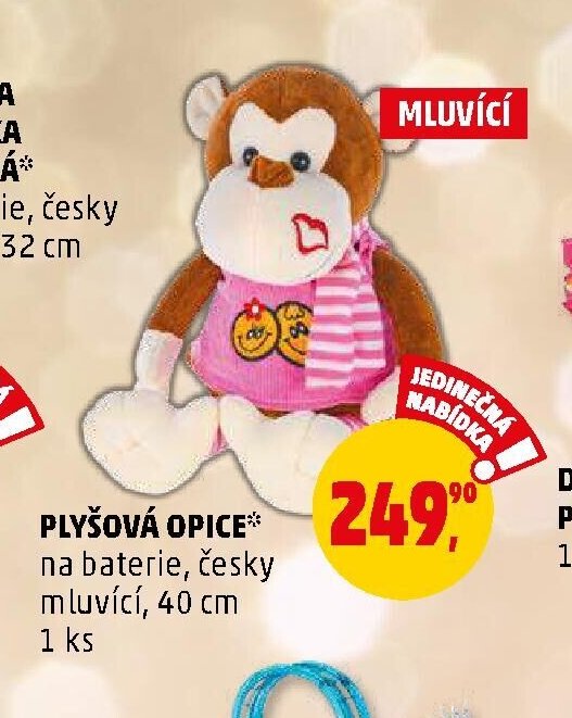 Plyšová opice