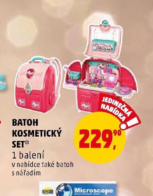 Batoh kosmetický set