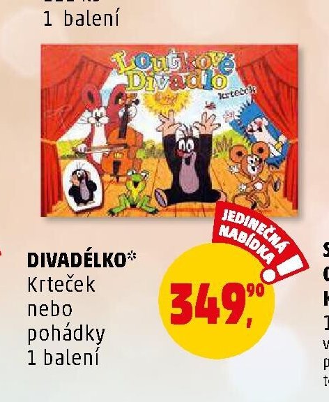 Divadélko Krteček nebo pohádky