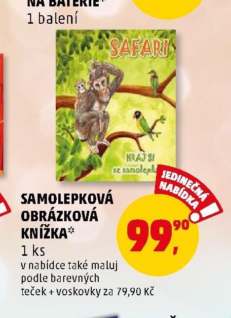 Samolepková obrázková knížka