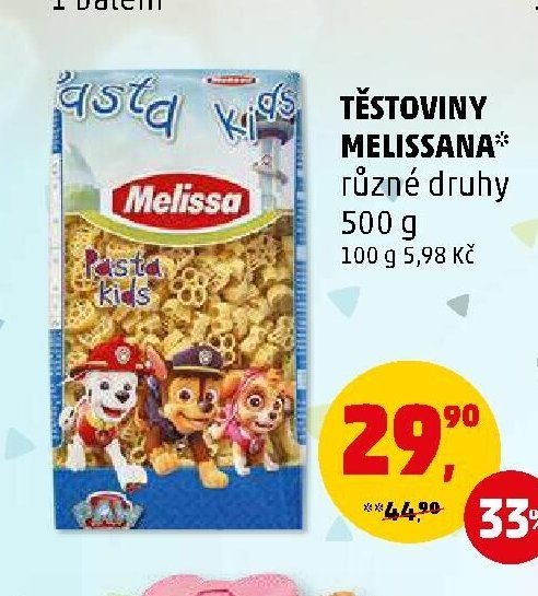 Těstoviny Melissa