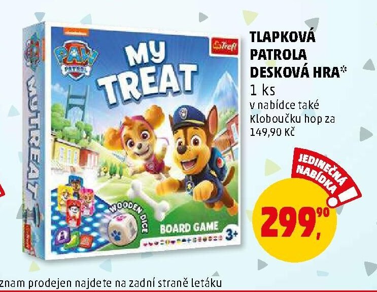 Tlapková patrola desková hra