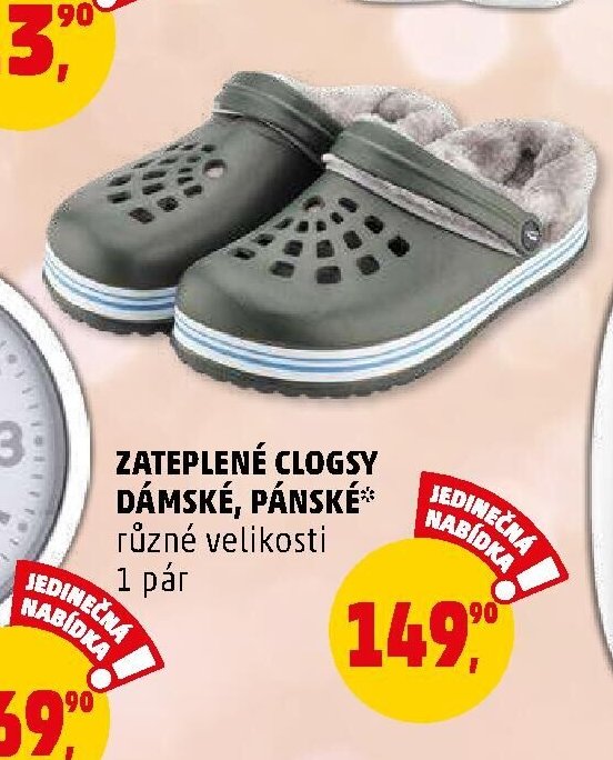 Zateplené clogsy dámské, pánské