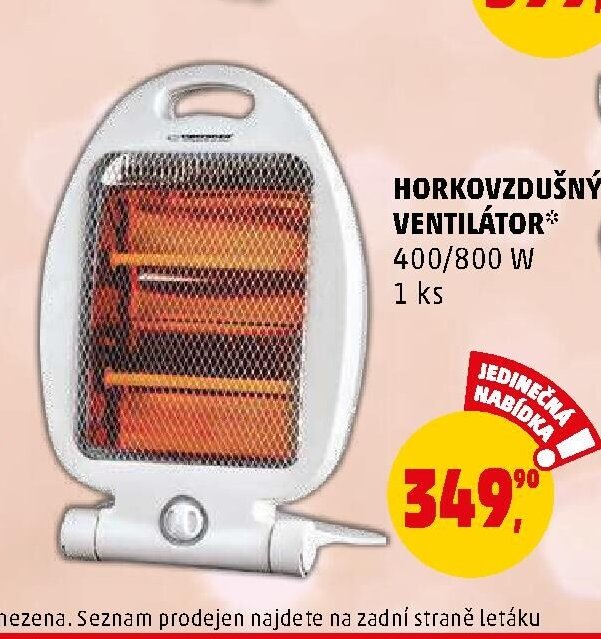 Horkovzdušný ventilátor