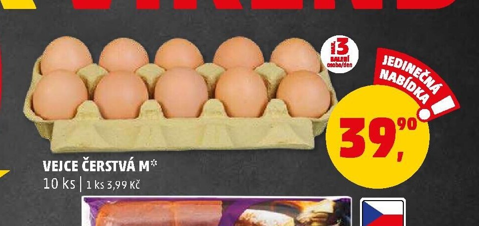 Vejce čerstvá M