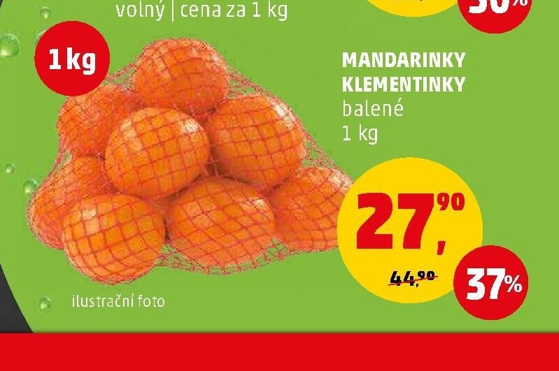 Mandarinky klementinky