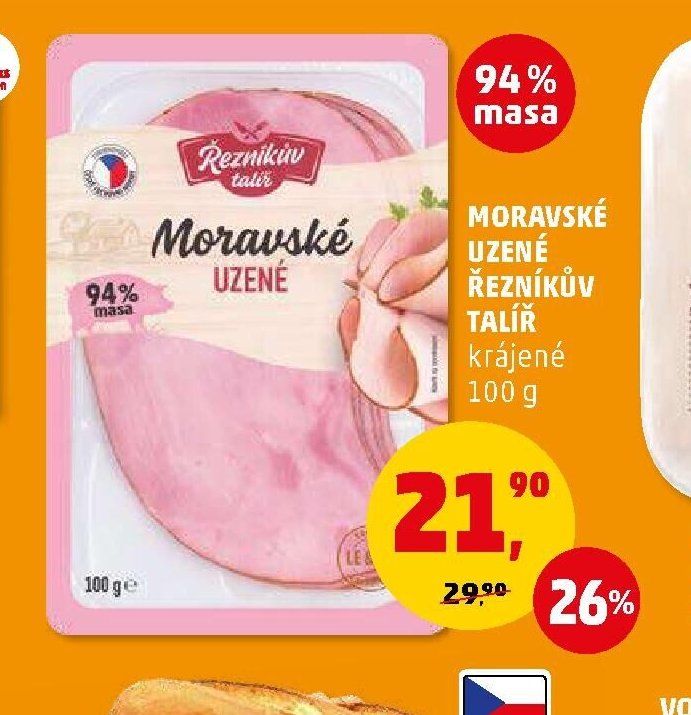MORAVSKÉ UZENÉ ŘEZNÍKŮV TALÍŘ