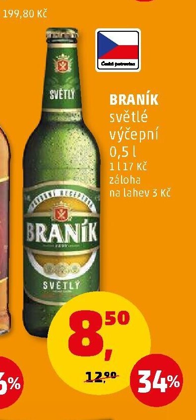 BRANÍK světlé výčepní