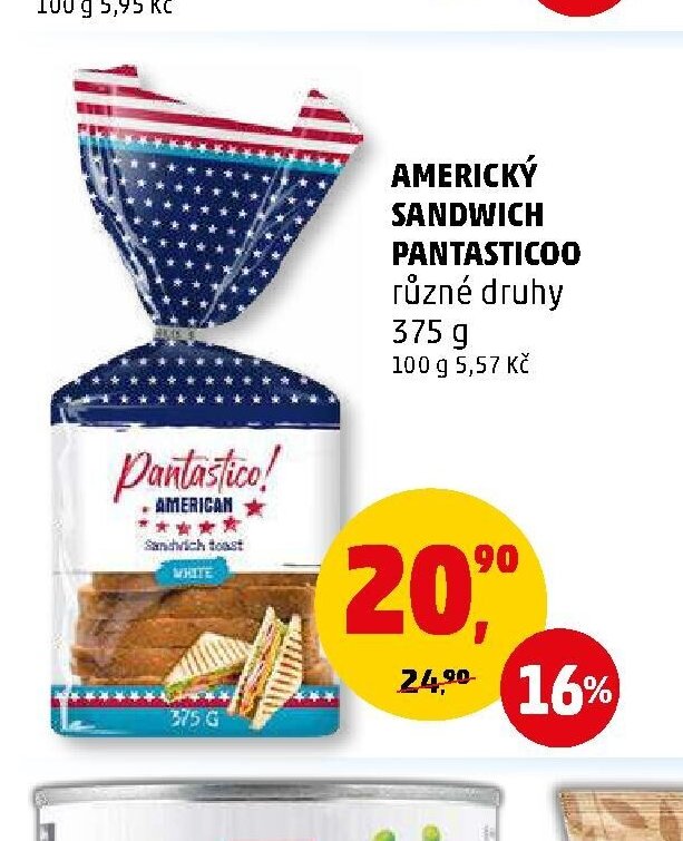 AMERICKÝ SANDWICH PANTASTICOO