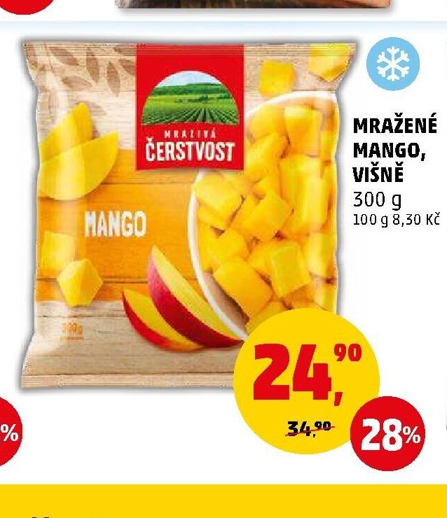 MRAŽENÉ MANGO, VIŠNĚ