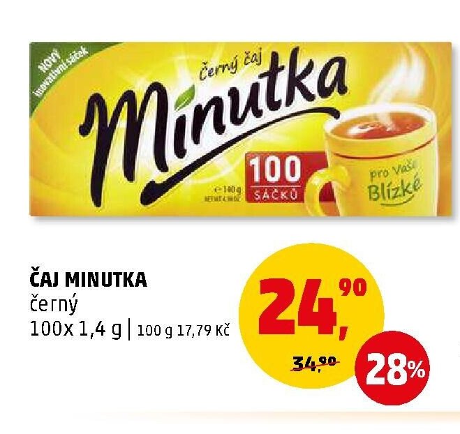ČAJ MINUTKA černý