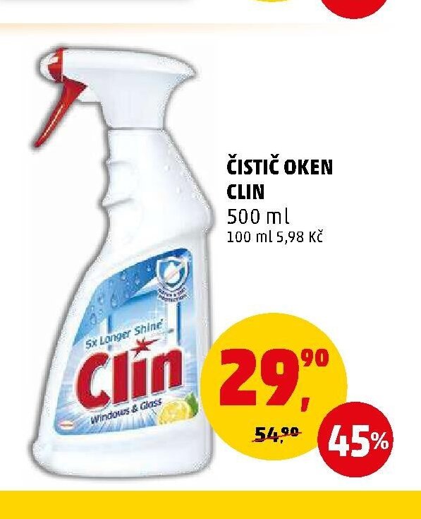 ČISTIČ OKEN CLIN