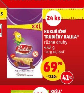 Kukuřičné trubičky Balila