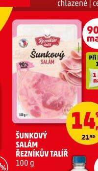 Šunkový salám Řezníkův talíř