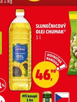 Slunečnicový olej Chumak