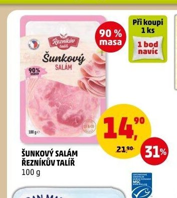 Šunkový salám Řezníkův talíř