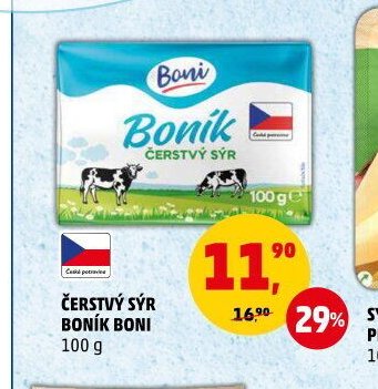 ČERSTVÝ SÝR BONÍK BONI