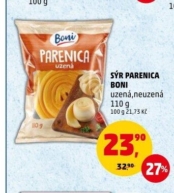 SÝR PARENICA BONI uzená, neuzená