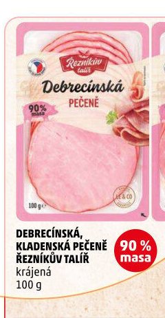 Debrecínská pečeně Řezníkův talíř