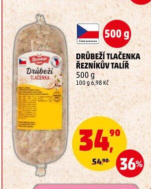 Drůbeží tlačenka Řezníkův talíř