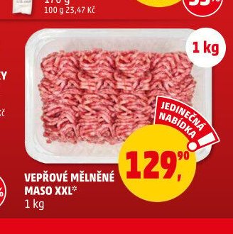 Vepřové mělněné maso XXL