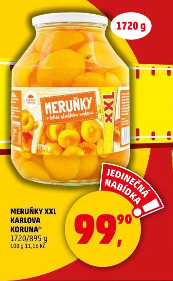 MERUŇKY XXL KARLOVA KORUNA 1720/895 g