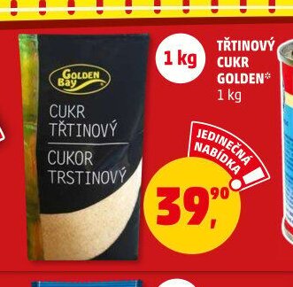 TŘTINOVÝ CUKR GOLDEN 1 kg