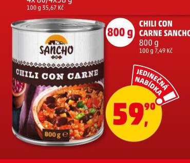 CHILI CON CARNE SANCHO 800 g