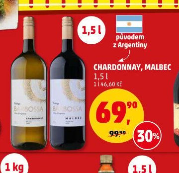 Chardonnay, Malbec 1,5l