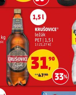 Krušovice ležák PET 1,5l