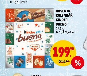 ADVENTNÍ KALENDÁŘ KINDER BUENO