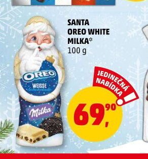 SANTA OREO WHITE MILKA