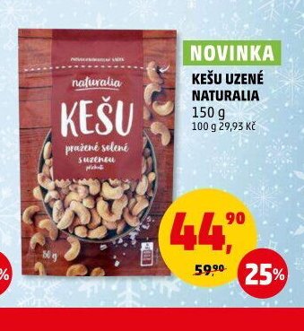 Kešu uzené Naturalia