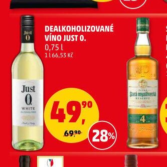 Dealkoholizované víno Just 0