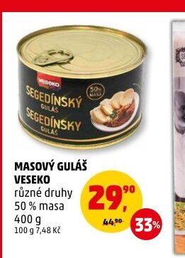 Masový guláš Veseko