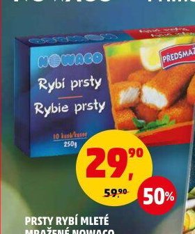 Prsty rybí mleté mražené Nowaco