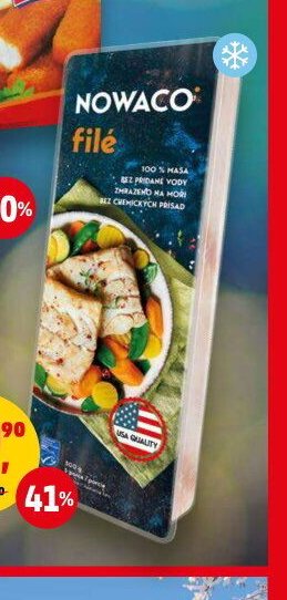 Filé rybí porce mražené Nowaco