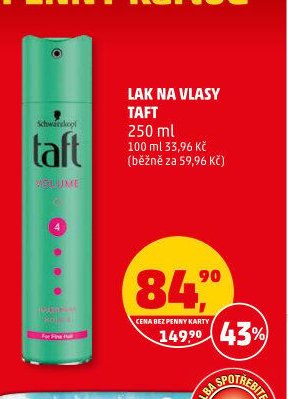 Lak na vlasy Taft