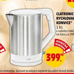 Clatronic rychlovarná konvice