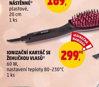 IONIZAČNÍ KARTÁČ SE ŽEHLIČKOU VLASŮ