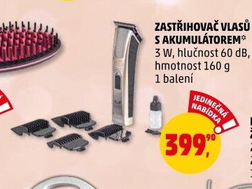 ZASTŘIHOVAČ VLASŮ S AKUMULÁTOREM
