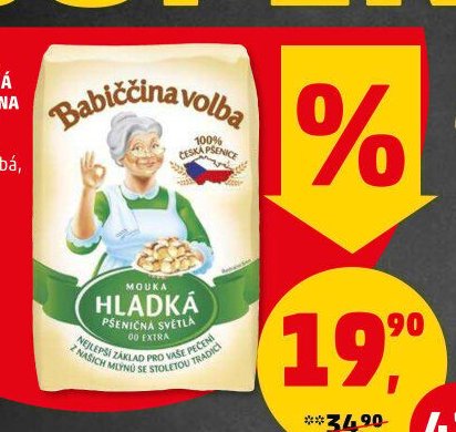 MOUKA PŠENIČNÁ BABIČČINA VOLBA