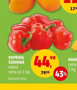 Paprika červená