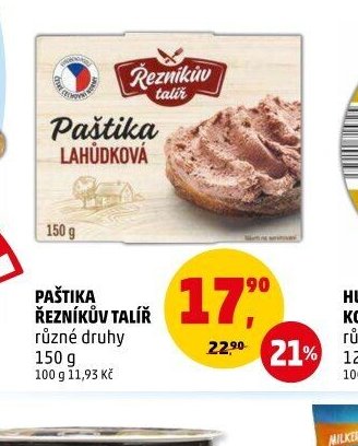 PAŠTIKA ŘEZNÍKŮV TALÍŘ 150 g