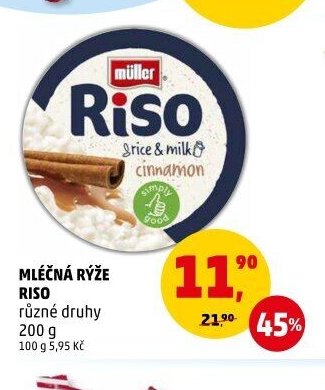 MLÉČNÁ RÝŽE RISO 200 g