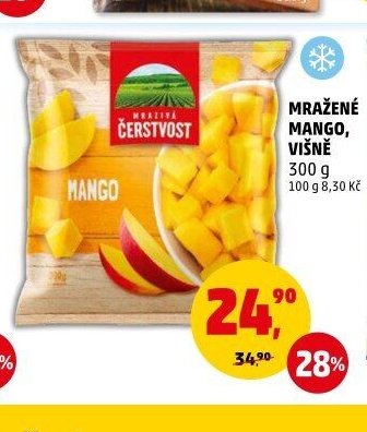 MRAŽENÉ MANGO, VIŠNĚ 300 g