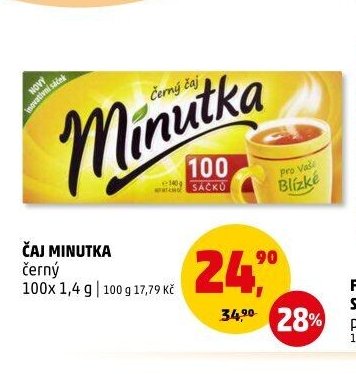Čaj Minutka černý